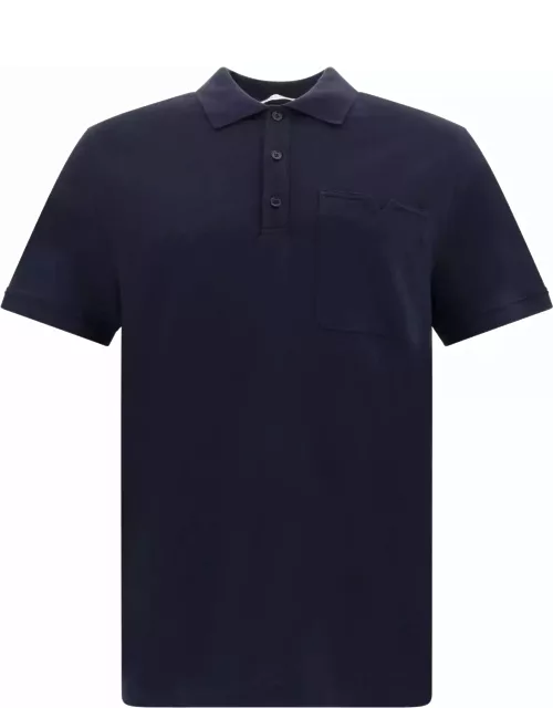 Valentino Button Detailed Short-sleeved Polo Shirt