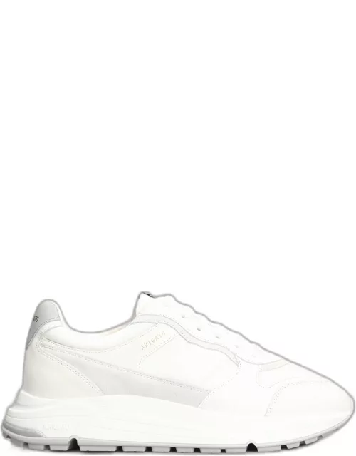 Axel Arigato Rush Sneakers In White Leather And Fabric