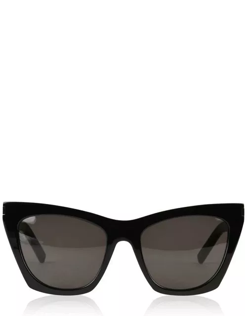 SAINT LAURENT Sl 214 New Wave Kate Sunglasses - Black