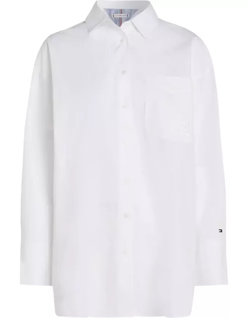 Tommy Hilfiger White Long-sleeved Shirt