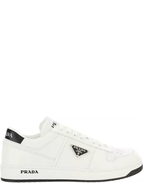 Prada Downtown Sneakers In Leather