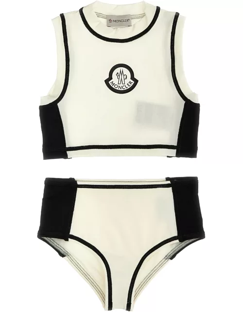 Moncler Logo Print Bikini Set
