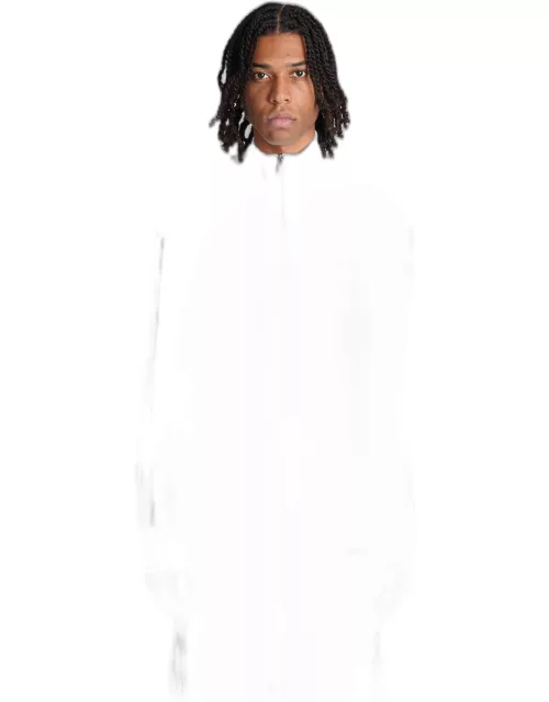 Autry Sweatshirt In White Viscose Fleece
