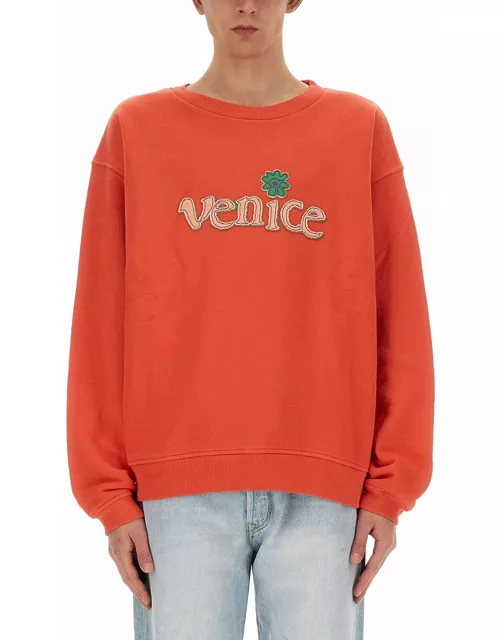 ERL Venice Logo Ribbed Sweatshirt