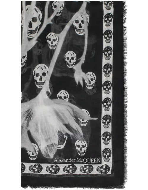 Alexander McQueen Graphic Printed Scarf