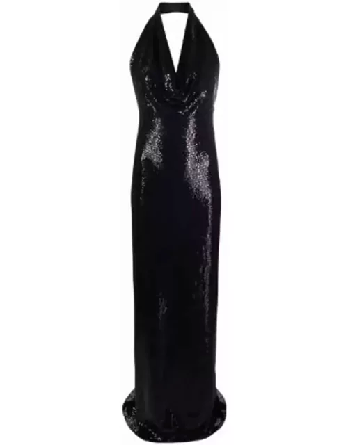 Blanca Vita Sequin-embellished Long Dres