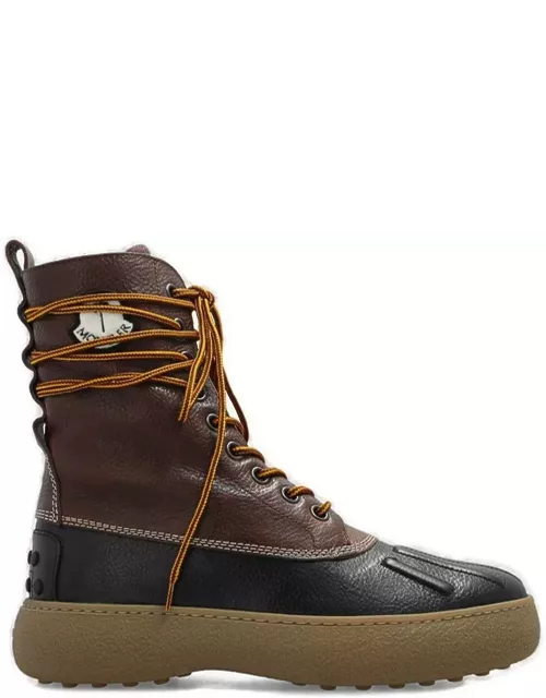 Moncler X Palm Angels X Tods Laced Ankle Boot