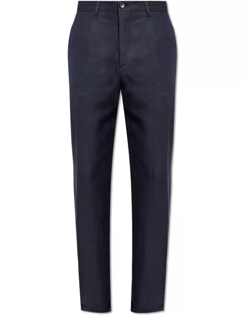 Etro Linen Pleat-front Trouser
