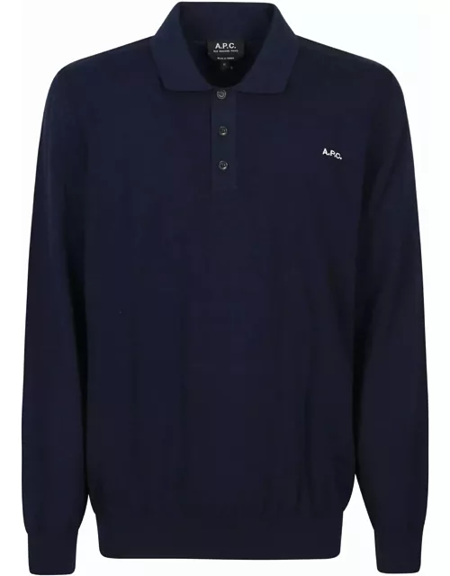 A.P.C. Blaise Long Sleeve Polo Shirt