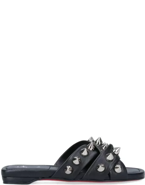 Christian Louboutin Stud Embellished Open Toe Sandal