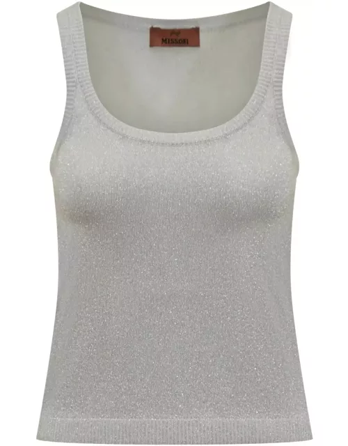 Missoni Viscose Tank Top With Metalized Filament