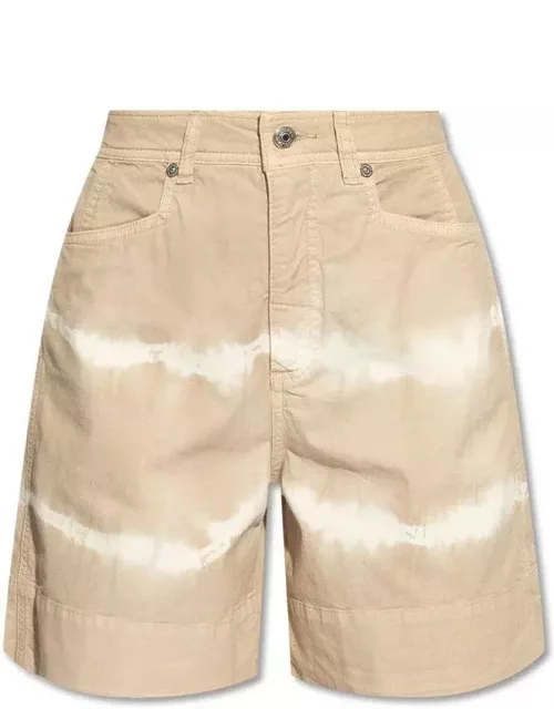 Tie-dyed Twill Shorts Woolrich