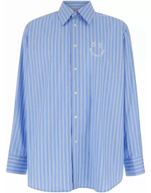 Bluemarble Smiley Stripe Popelin Shirt
