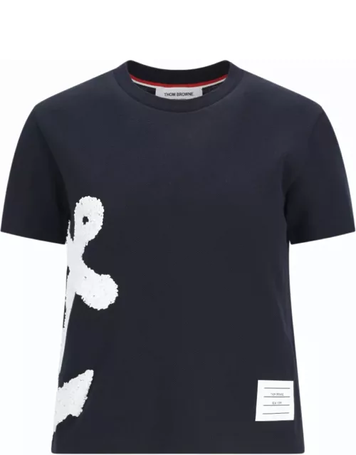 Thom Browne Boucle Embroidery Tshirt