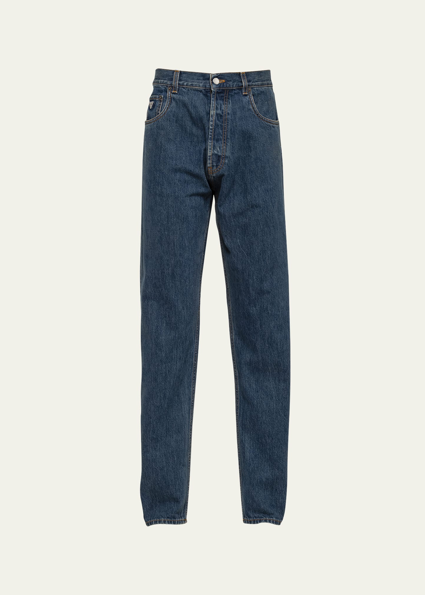 Men's Relaxed-Fit Washed Denim Jean