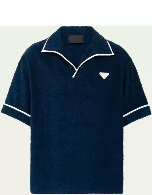 Men's Cotton Terry Polo Shirt