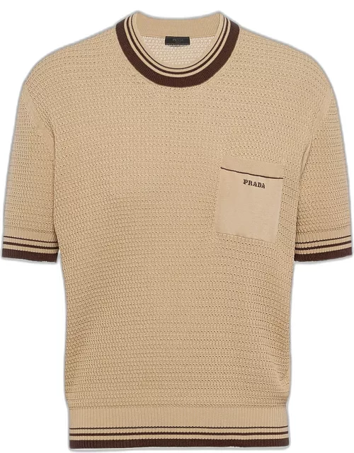 Men's Superfine Cotton-Silk Sweater