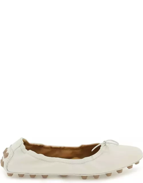 Tod's Bubble Ballet Flats In Leather