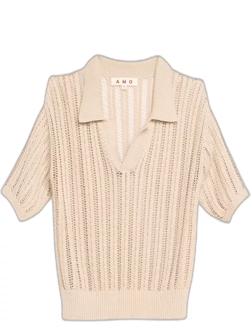Lidy Short-Sleeve Sweater