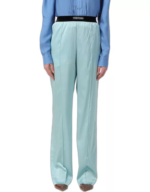 Pants TOM FORD Woman color Gnawed Blue