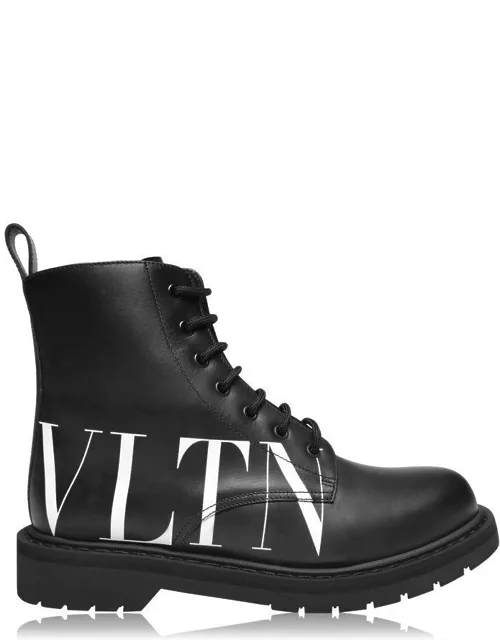 Valentino Garavani Vltn Combat Boots - Black