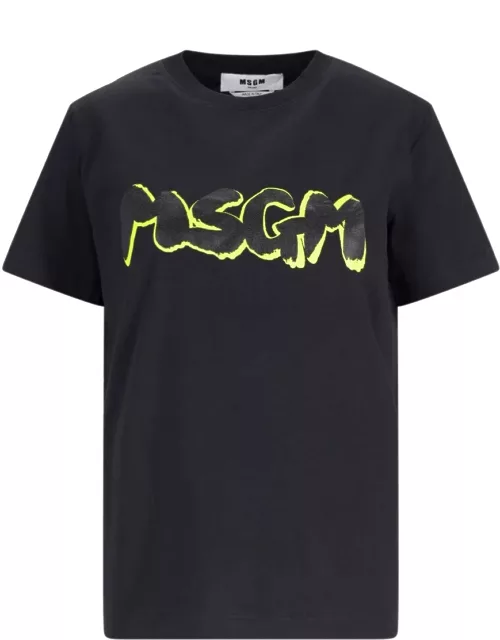 MSGM T-Shirt Logo Msg