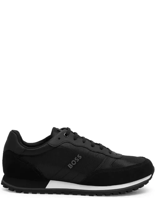 Boss Parkour Run Panelled Mesh Sneakers - Black - 44 (IT44 / UK10)