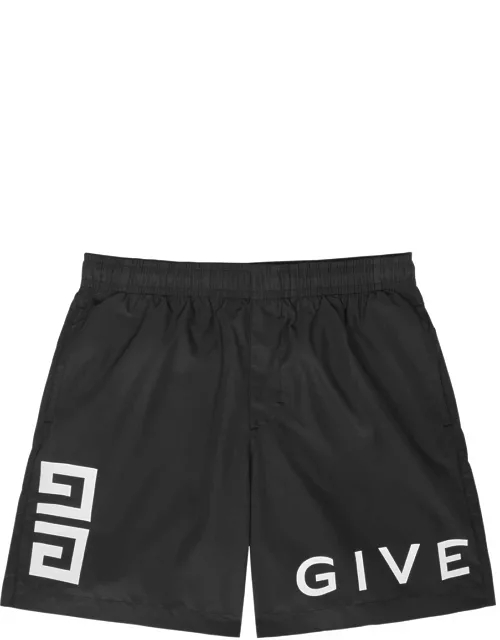 Givenchy Logo-print Shell Swim Shorts - Black