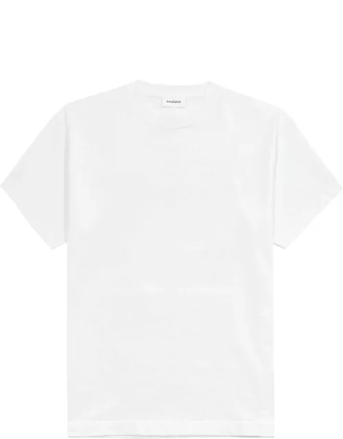 Soulland Kai B. H.I. T Printed Cotton T-shirt - White