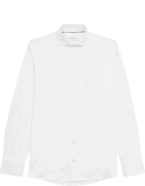 Eton Stretch-jersey Shirt - White - 39 (C15.5 / M)
