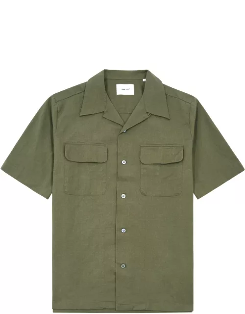 NN07 Daniel Stretch-cotton Shirt - Khaki