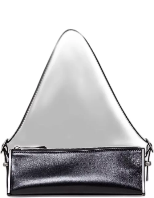 Joy Zip Leather Shoulder Bag