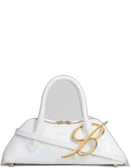Blumarine Hand Bag In White Leather
