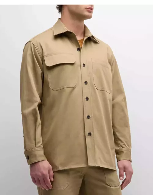 Men's Drill Button-Down Shirt