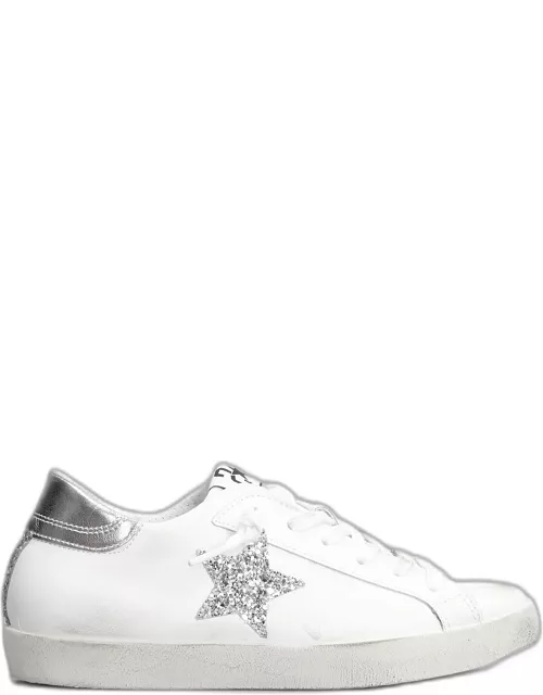2Star One Star Sneakers In White Leather