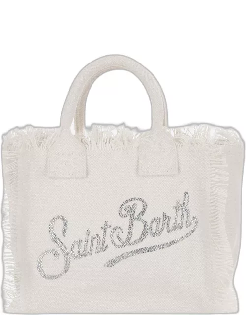 MC2 Saint Barth Colette Tote Bag With Rhinestone Logo