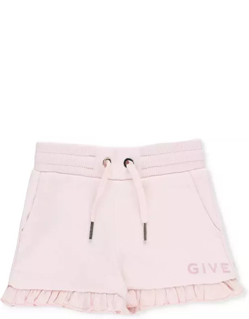 Givenchy Cotton Shorts With Logo