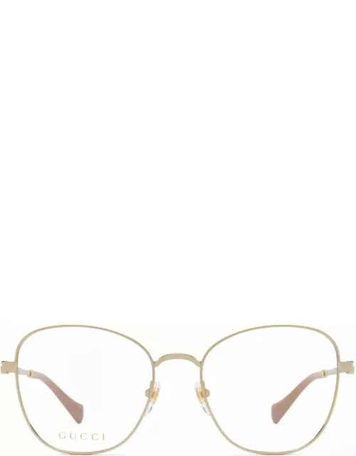 Gucci Eyewear Gg1418o Gold Glasse
