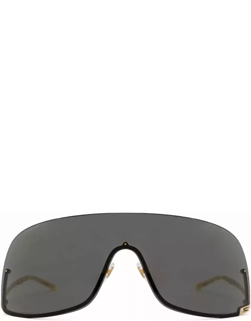 Gucci Eyewear Gg1560s Gold Sunglasse
