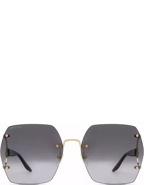 Gucci Eyewear Gg1562s Gold Sunglasse
