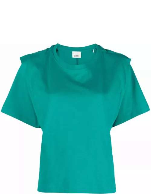 Isabel Marant Green Cotton T-shirt