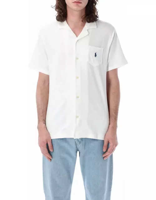 Polo Ralph Lauren Custom Slim-fit Shirt In White Terry