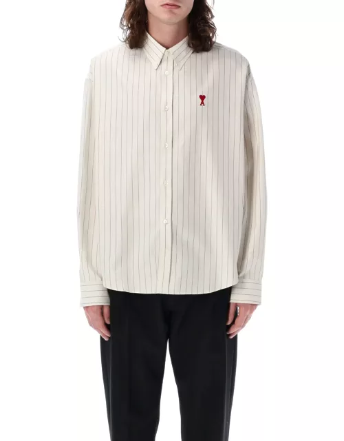 Ami Alexandre Mattiussi Striped Boxy Shirt