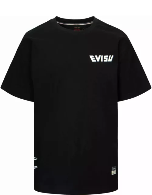 Evisu T-shirts And Polos Black