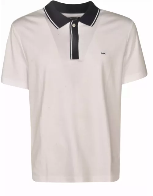 Michael Kors Logo Embroidered Polo Shirt
