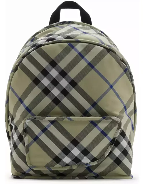 Burberry Printed Nylon Shield Backpack