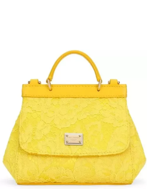 Dolce & Gabbana Yellow Sicily Mini Hand Bag