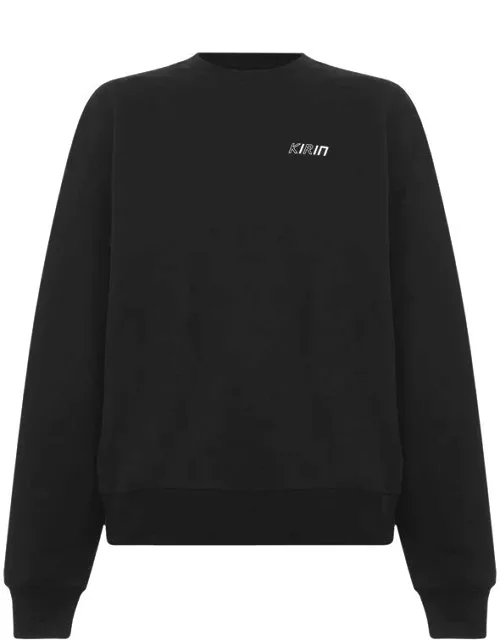 KIRIN Logo Crew Sweatshirt - Black