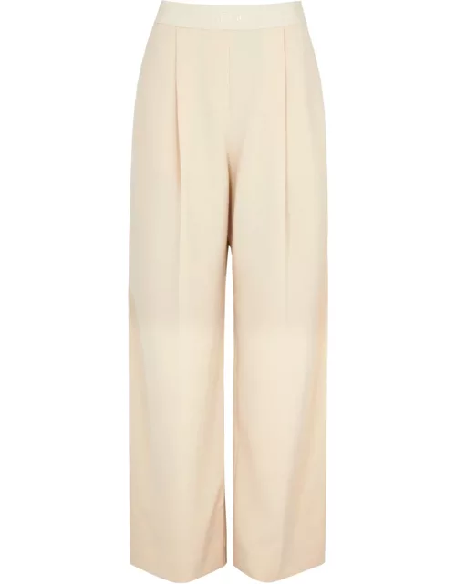 Stine Goya Ciara Wide-leg Trousers - Cream - L (UK14 / L)