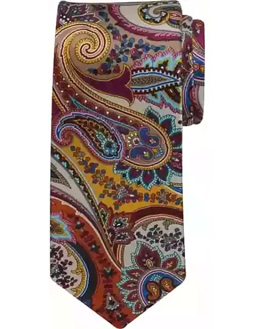 Joseph Abboud Men's Paisley Tie Multi Color